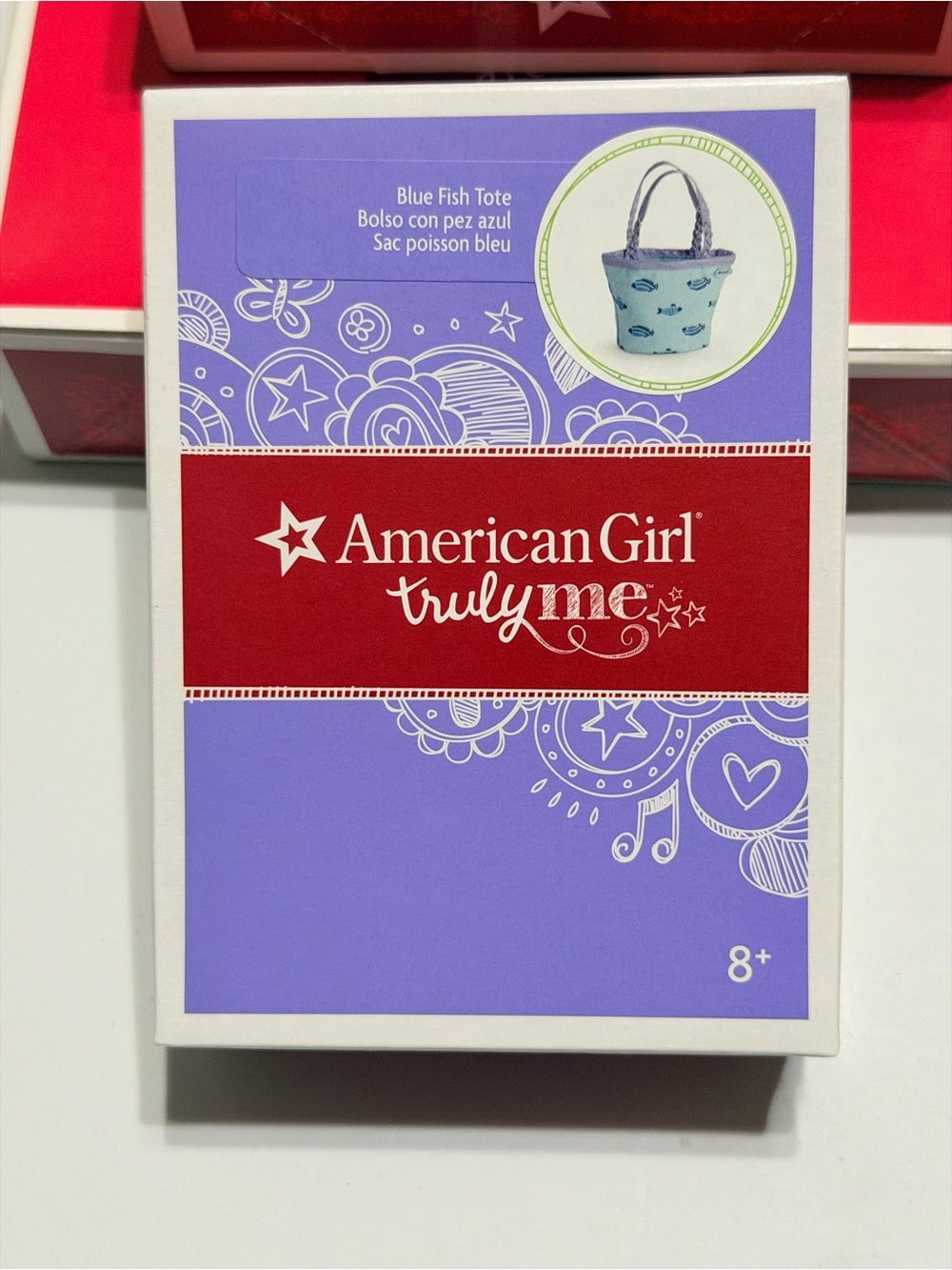 NRFB American Girl Blue Fish Tote - Retired & Pristine!